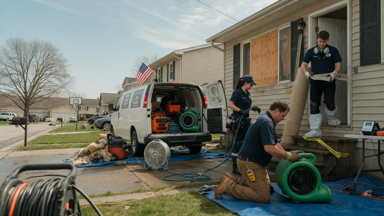 Water Damage Restoration in Marshalltown, IA near me